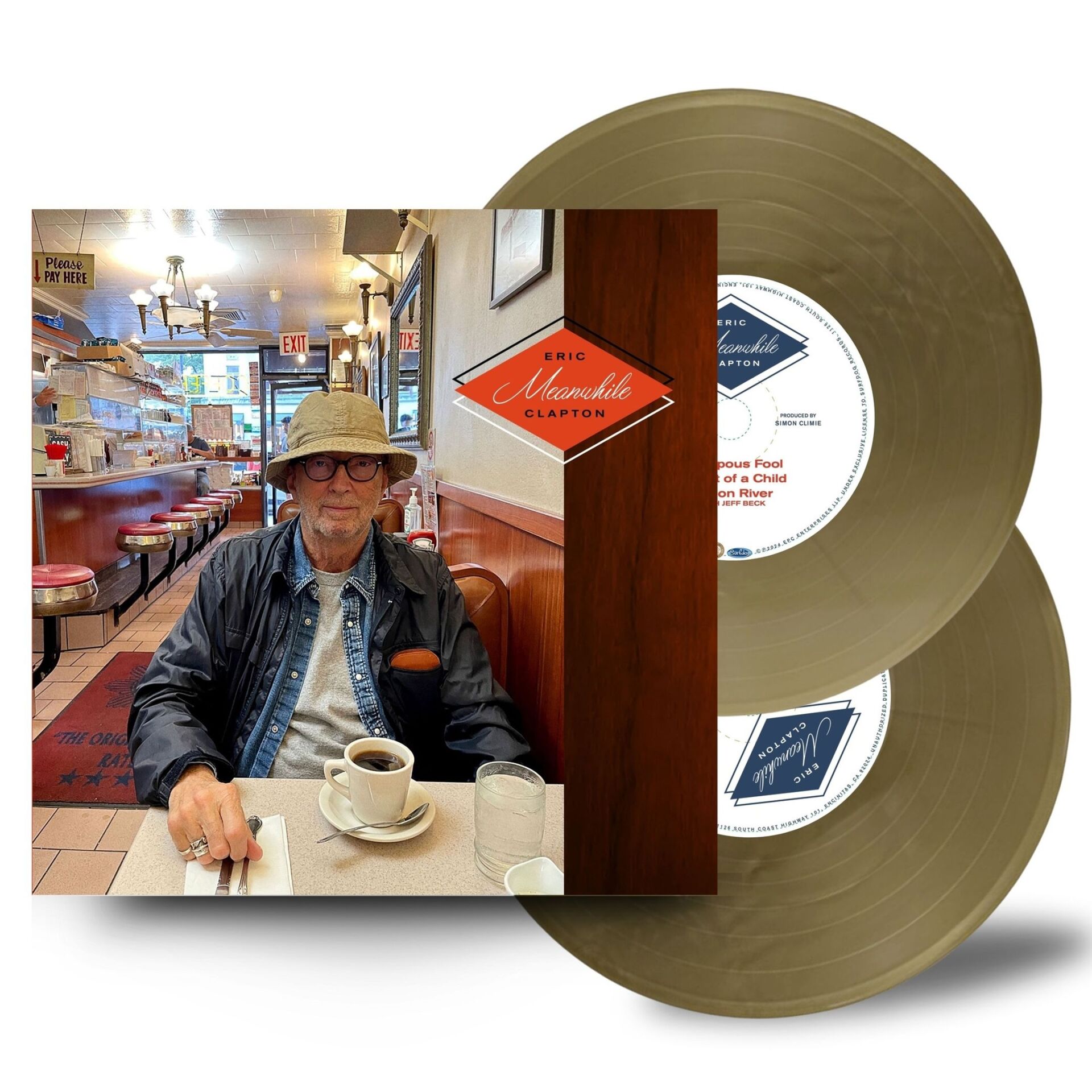 Eric Clapton Meanwhile (Limited Edition - Gold Vinyl) - Plak