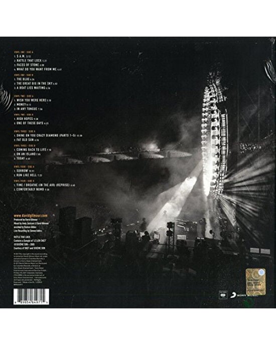 David Gilmour – Live At Pompeii (2LP) Plak (Sıfır - Kapalı Ambalaj)