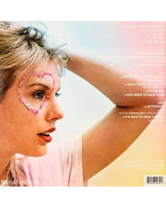 Taylor Swift – Lover (Colored Vinyl) (2LP) Plak (Sıfır - Kapalı Ambalaj)