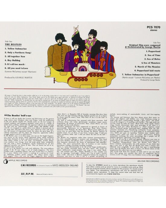 The Beatles – Yellow Submarine (LP) Plak (Sıfır - Kapalı Ambalaj)