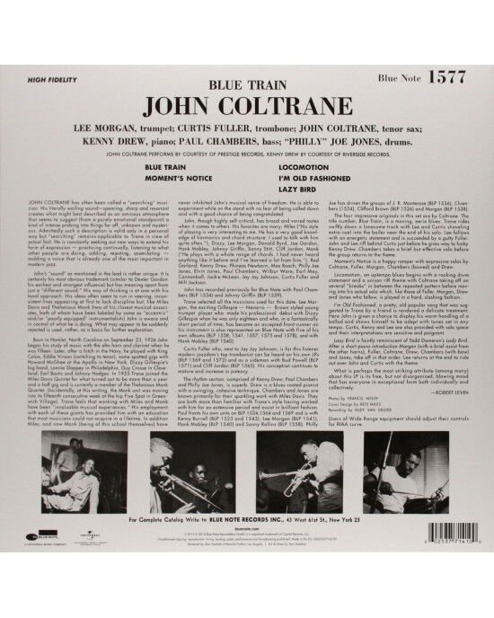 John Coltrane – Blue Train (LP) Plak (Sıfır - Kapalı Ambalaj)