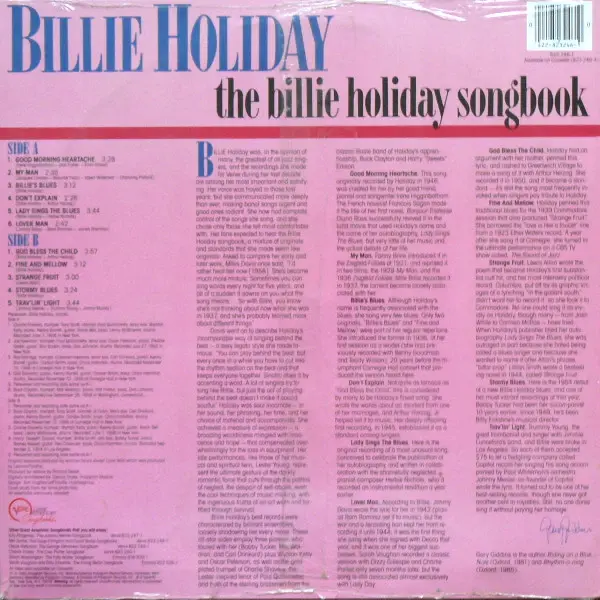 Billie Holiday – The Billie Holiday Songbook (LP) Plak (Sıfır - Kapalı Ambalaj)