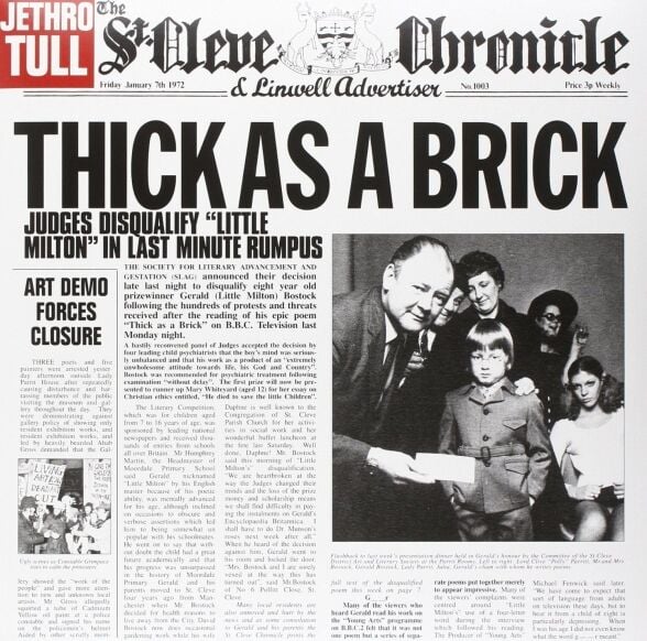 Jethro Tull – Thick As A Brick (LP) Plak (Sıfır - Kapalı Ambalaj)