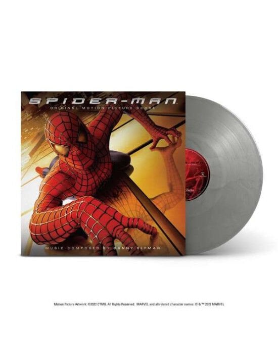 Danny Elfman – Spider-Man (Silver Vinyl) Plak (Sıfır - Kapalı Ambalaj)