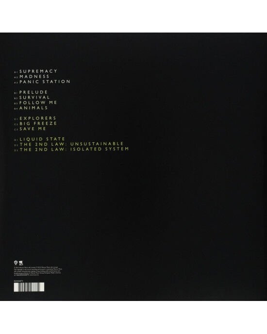 Muse – The 2nd Law (2LP) Plak (Sıfır - Kapalı Ambalaj)