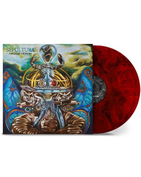 Sepultura – Machine Messiah (40th Anniversary Limited Edition - Ruby Red Marble Vinyl) Plak (Sıfır - Kapalı Ambalaj)